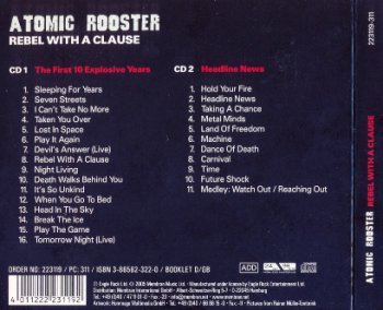 Atomic Rooster - Rebel With A Clause (Membran Music/2CD Set 2005)