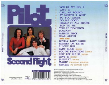 Pilot - Second Flight (+10 Bonus tracks) (1975)
