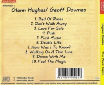 Glenn Hughes / Geoff Downes - The Work of Tapes (1998)