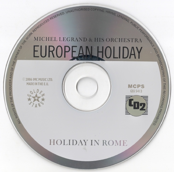 Michel Legrand & His Orchestra - European Holiday (3 CD Box Set)