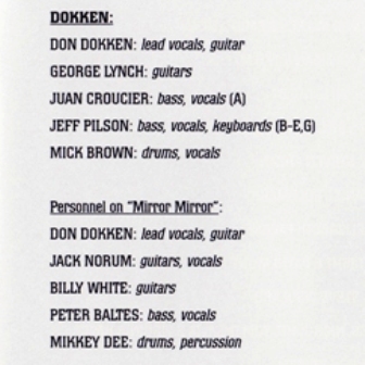 Dokken - The Very Best Of Dokken 1999 (Rhino/EastWest Japan) 