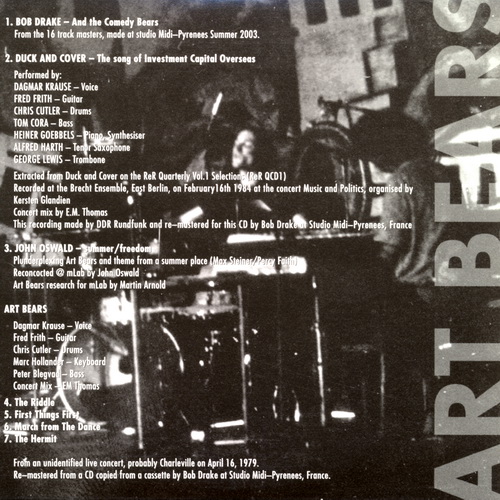 Art Bears - The Art Box (6CD BoxSet) 2003