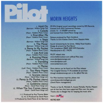 Pilot - Morin Heights (1976)