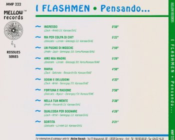 I Flashmen - Pensando 1972 (Mellow Rec. 1994) 