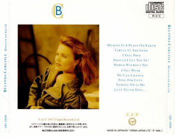 Belinda Carlisle - Heaven On Earht (Japanese Edition) 1987