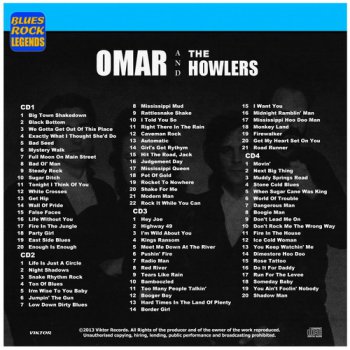 Omar and The Howlers - Golden Hits 1980-2004 [4CD] (2013)