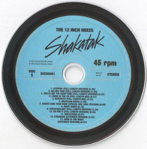 Shakatak - The 12 Inch Mixes (2CD Set 2012)