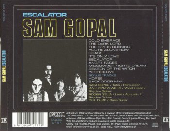 Sam Gopal - Escalator 1969 [Definitive Remastered Edition] (2010)