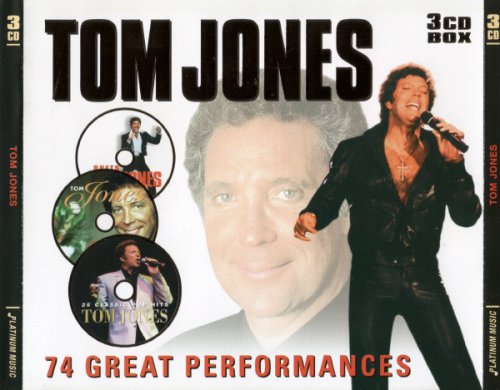 Tom Jones - 74 Great Performances (3 CD Box)