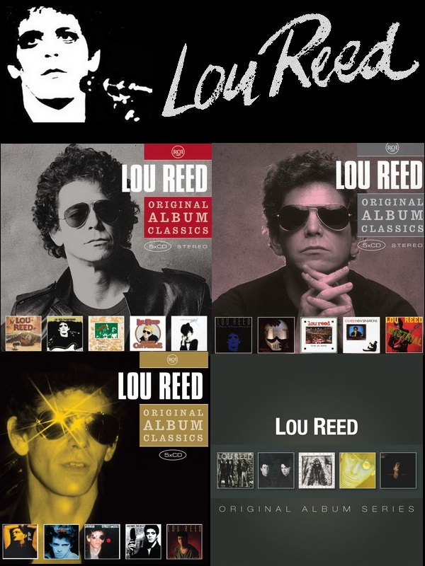 Lou Reed: 4 Box X 5CD / 20 Albums - 2008, 2009, 2011, 2013