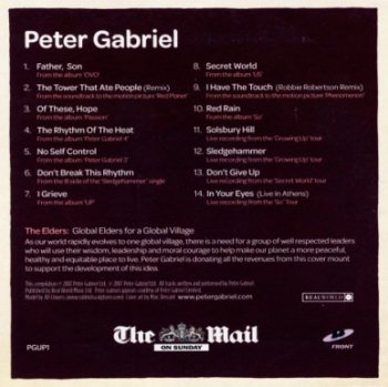 Peter Gabriel - The Mail On Sunday (2007) 