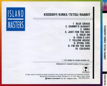 Kossoff Kirke Tetsu Rabbit - Kossoff Kirke Tetsu Rabbit 1972 (Island/Nippon, Japan 1987)