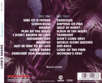 Lions Share - Perspective 2CD (2000)