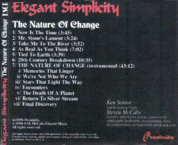 Elegant Simplicity - The Nature Of Change (1996)