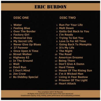 Eric Burdon - Collection Hits [2CD] (2013)