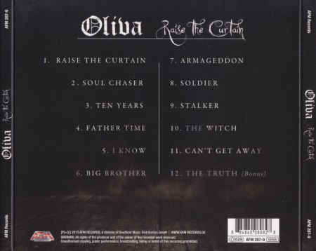 Oliva - Raise The Curtain [Limited Edition] (2013)