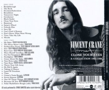 Vincent Crane - Close Your Eyes: A Collection 1965-1986 (2008) [2CD Compilation]