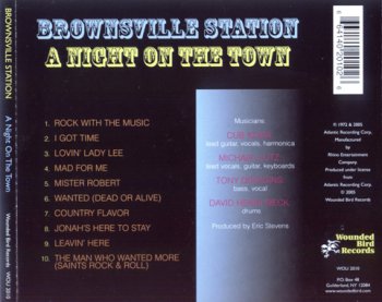  	 Brownsville Station - A Night on the Town / Air Special 1972/1978 (Wounded Bird Rec. 2005/2006) 