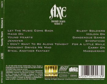 Axe - Twenty Years From Home: 1977 - 1997 Best Of (1998) [2CD Vol. 1/2] 