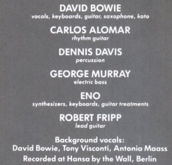David Bowie - Heroes 1977 (EMI Rec. 1991 Edition) 