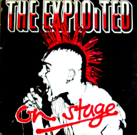 THE EXPLOITED - LIVE ON STAGE (1985), vinyl-rip