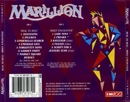 Marillion - Real To Reel (2CD) [live] 1984