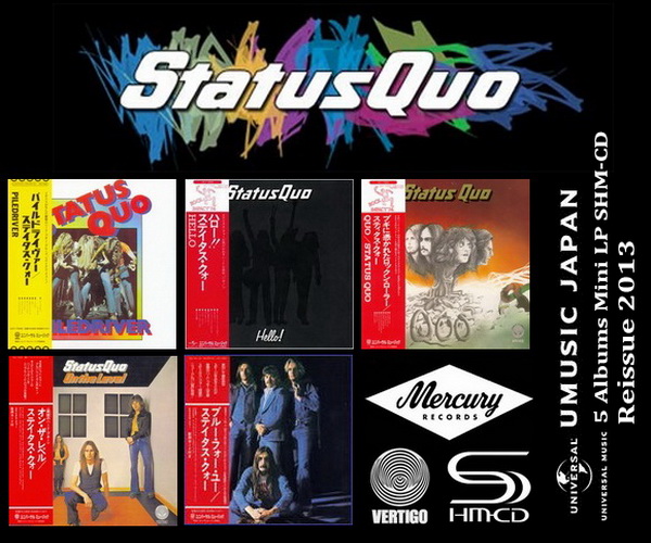 Status Quo: 5 Albums Mini LP SHM-CD - Universal Music Japan 2013