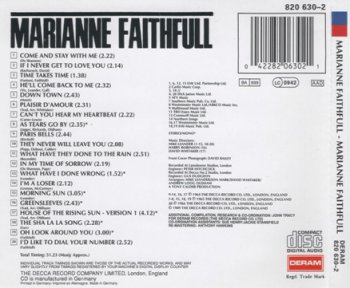 Marianne Faithfull -  Marianne Faithfull (1964-66) [Reissue 1989]