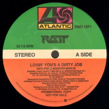 Ratt- Lovin' You's A Dirty Job 12'' Promo Vinyl  (1990)