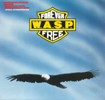 W.A.S.P.- Forever Free Vinyl Single 12" 45Rpm  24Bit/192KHz (1989)