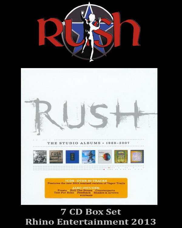 Rush: The Studio Albums 1989-2007 - 7CD Box Set Rhino Records 2013