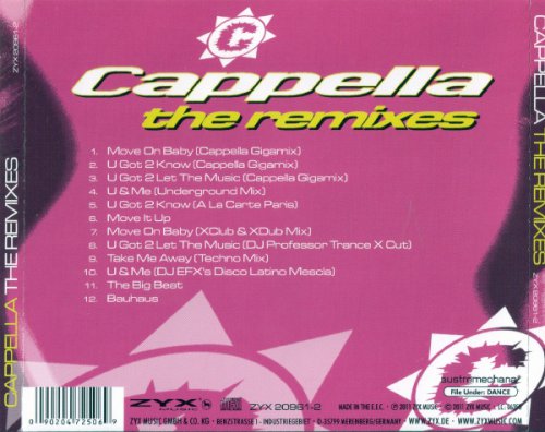 Cappella - The Remixes (1994/ 2011)