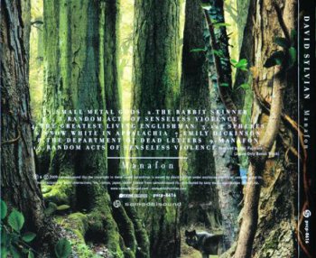 David Sylvian - Manafon (2009) [Japan SHM-CD] 