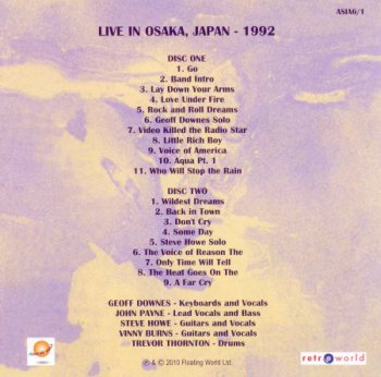 Asia - Live In Japan (1992)