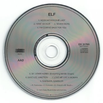 Elf - "Elf" - 1972 (US, Epic EK 31789)