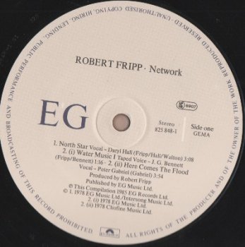 Robert Fripp - Network 1985 (Vinyl Rip 24/96)