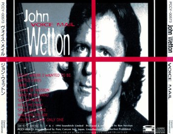 John Wetton - Voice Mail (1994) 