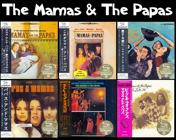 The Mamas & The Papas: 6 Albums - Mini LP SHM-CD Universal Music Japan 2013
