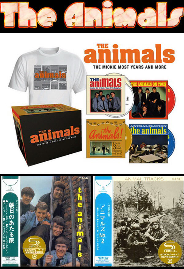 The Animals - The Mickie Most Years And More • 5CD Box Se ABKCO Records 2013 / 2 Albums • Mini LP SHM-CD Warner Music Japan 2013