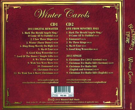 Blackmore's Night - Winter Carols [2CD] (2006) [2013]