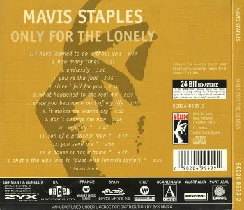 Mavis Staples - Only For The Lonely 1970 (2001)