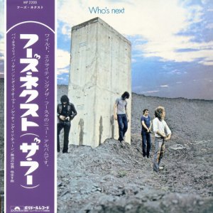 The Who: 1969 Tommy &#9679; 1971 Who's Next &#9679; 1973 Quadrophenia