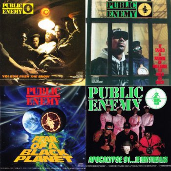 Public Enemy - 4 Albums US Release (1987, 1988, 1990, 1991, Def Jam Recordings)