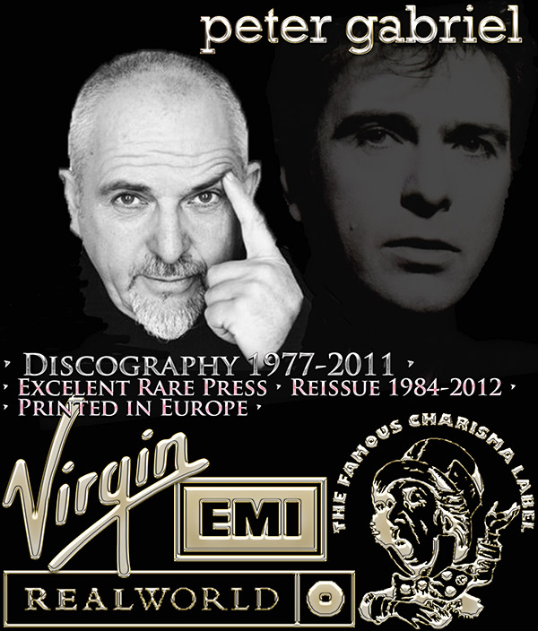 PETER GABRIEL - Discography 1977-2011 (22 x CD • 1st Press • Re-issue 1984-2012) PETER GABRIEL - Discography 1977-2011 (22 x CD • 1st Press • Re-issue 1984-2012)