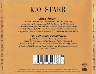 Kay Starr - Jazz Singer / The Fabulous Favourites! (2002)