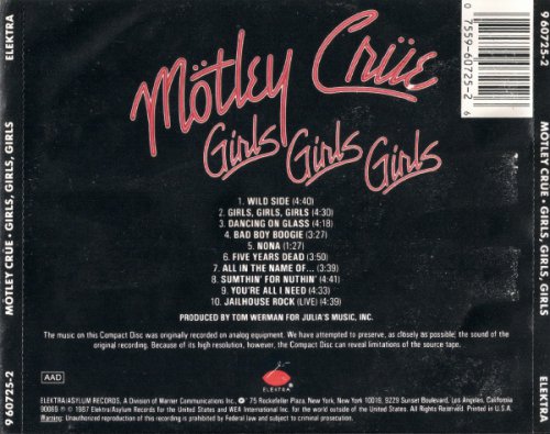 M&#246;tley Cr&#252;e - Girls, Girls, Girls