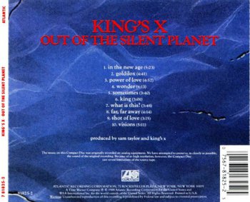 King's X - Out Of The Silent Planet (1988) 