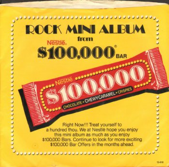 Various- Rock Mini Album from Nestle $100,000 Bar Vinyl  (1981)