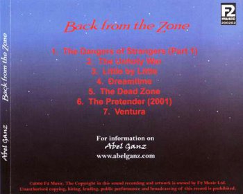 Abel Ganz - Back From The Zone 2002 (F2 Music 2006) 