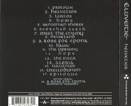 Eluveitie - Helvetios [Limited Edition] (2012)